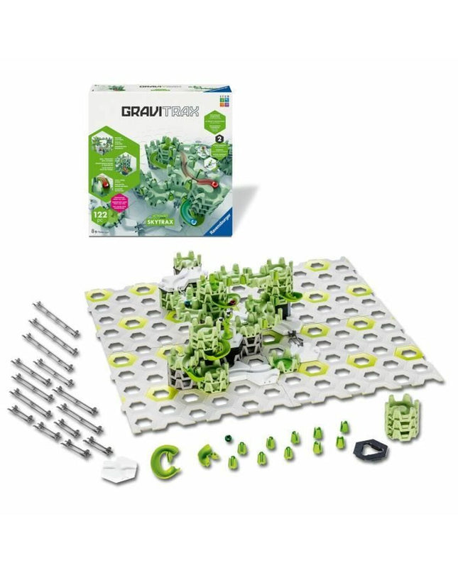 Ravensburger board game with colorful pieces and game board, perfect for family fun and game night activities.