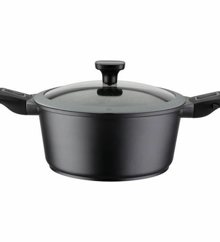 GSW aluminium casserole pan with lid and four parts, suitable for cooking and household kitchen use