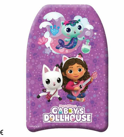 Colorbaby Gabby's Dollhouse surfboard, 43.5 x 28.5 x 4 cm, ideal for watersport activities, colorful and lightweight.