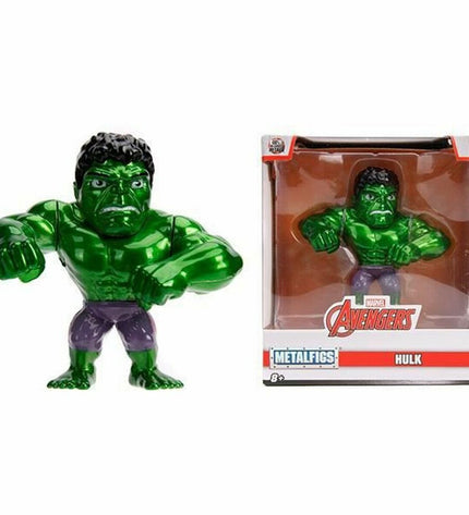 Smoby Hulk playset featuring a 10 cm action figure with bright green costume and detailed features, perfect for children's imaginative play.