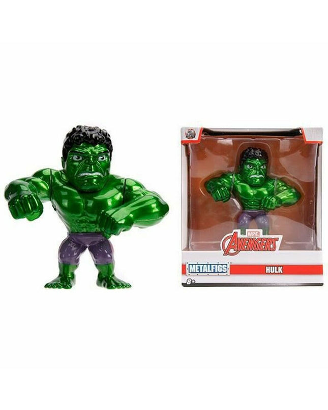 Smoby Hulk playset featuring a 10 cm action figure with bright green costume and detailed features, perfect for children's imaginative play.