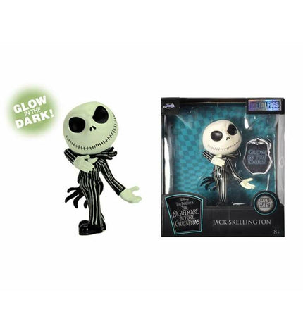 Jack Skellington action figure from The Nightmare Before Christmas, 10 cm tall, detailed Halloween-themed toy, perfect for collectors.