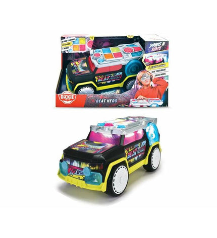Smoby Streets' n Beatz 32 cm vehicle playset with colorful toy cars and street scene for imaginative play and fun driving adventures.