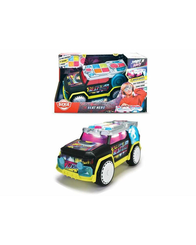 Smoby Streets' n Beatz 32 cm vehicle playset with colorful toy cars and street scene for imaginative play and fun driving adventures.