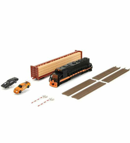 Smoby train set toy with colorful plastic train and track for children, part of Smoby's speelgoed en games voertuigen collection.