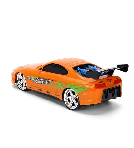 Smoby police car remote control toy with police lights and siren, children playing with a colorful police vehicle.