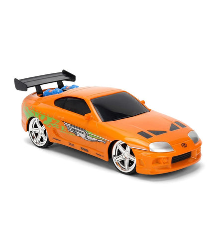 Smoby police car remote control toy with detailed police vehicle design, suitable for children’s play and imaginative adventures.