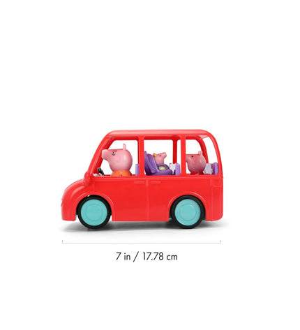 Pink Smoby remote-controlled police car toy, 17 cm long, designed for children, with detailed police vehicle features.