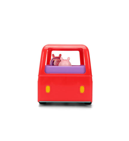 Pink Smoby remote control police car toy, 17 cm long, detailed with police decals, designed for children.