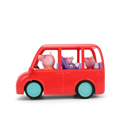 Pink Smoby remote control police car toy, 17 cm long, designed for children, with detailed police vehicle features.