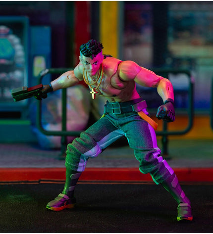 Jada Cyber Punk David action figure, 15 cm tall, detailed toy from the Speelgoed en games collection, featuring futuristic clothing and accessories.