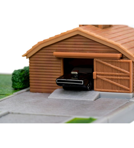 Smoby parking garage toy with parked vehicles, colorful playset for kids, part of toy and game collection featuring miniature cars.
