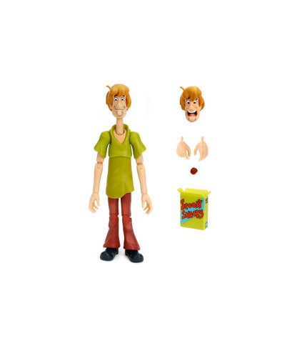Scooby-Doo Shaggy Rogers action figure, 15 cm tall, from Scooby-Doo toys and collectibles, featuring detailed costume and facial features.