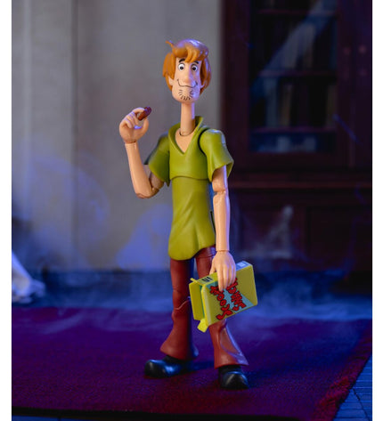 Scooby-Doo Shaggy Rogers action figure, 15 cm tall, featuring detailed costume and expressive face, part of Scooby-Doo toy collection.