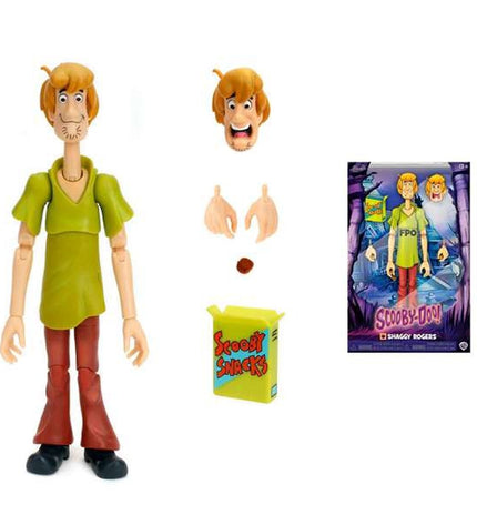 Scooby-Doo Shaggy Rogers action figure, 15 cm tall, featuring detailed costume and expressive face, from Scooby-Doo toys and games.