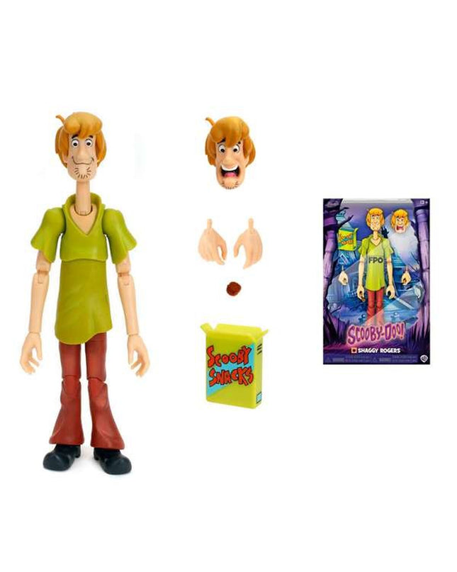Scooby-Doo Shaggy Rogers action figure, 15 cm tall, featuring detailed costume and expressive face, from Scooby-Doo toys and games.