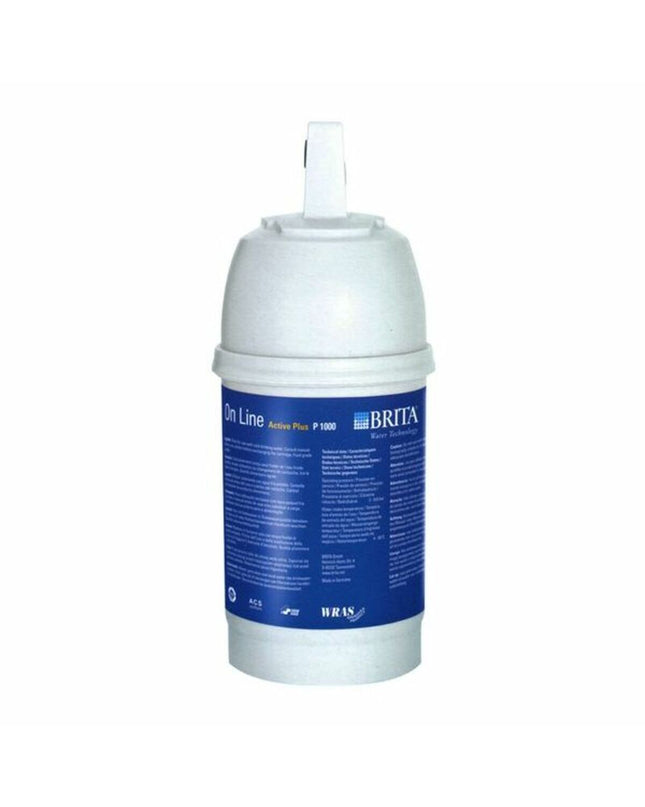 Brita filter for faucet, kitchen water filter cartridge, designed for Brita pitchers and filtration systems.