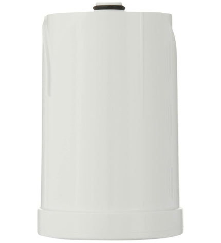 Brita ON TAP V-MF water filter attached to kitchen tap, providing filtered drinking water in a home kitchen setting.