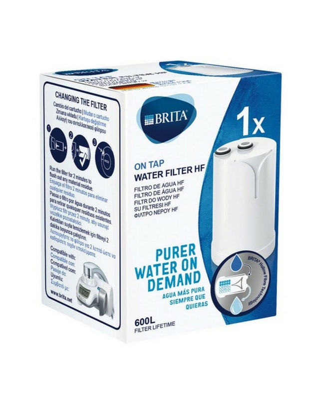 Brita EU035905160003 faucet filter for household drinking water, designed to filter up to 600 liters.