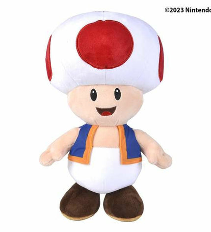 Soft Super Mario plush toy, 40 cm tall, featuring his iconic red hat and blue overalls, perfect for fans of Super Mario.
