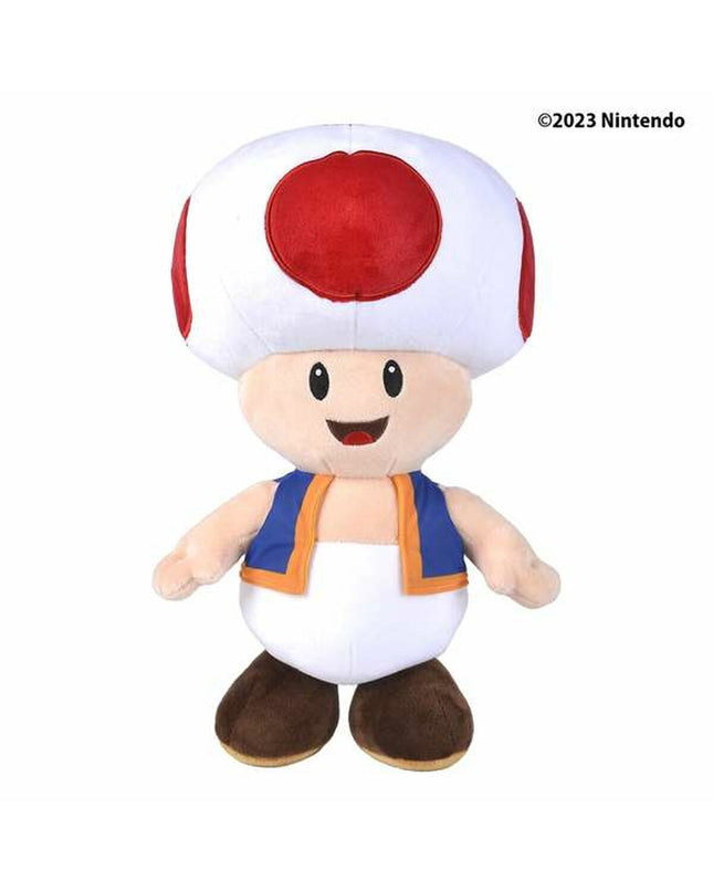 Soft Super Mario plush toy, 40 cm tall, featuring his iconic red hat and blue overalls, perfect for fans of Super Mario.