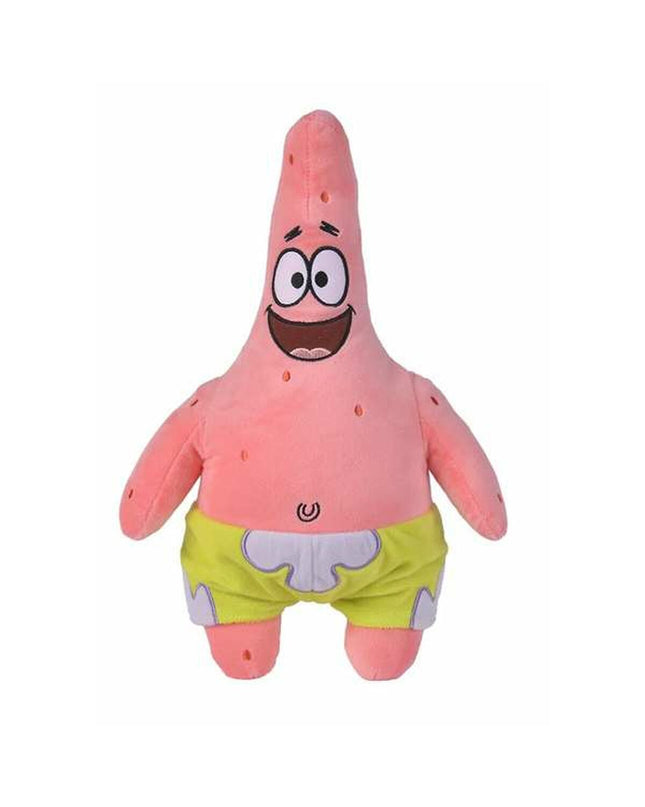 Soft Spongebob and Patrick plush toys, 35 cm, featuring bright colors and detailed characters from Spongebob Squarepants cartoon.
