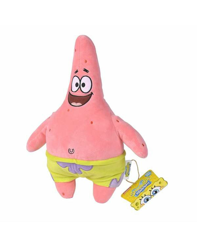 Soft Spongebob and Patrick plush toys, 35 cm, featuring detailed characters from the Spongebob brand, perfect for cuddling.