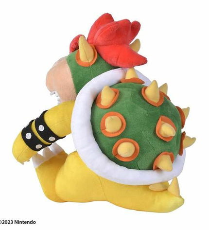 Colorful 30 cm Super Mario plush toy featuring soft fabric and detailed embroidery, perfect for cuddling and play.