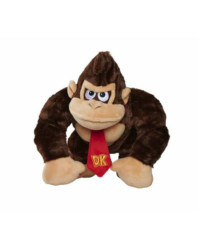 Soft Smoby Knuffel Donkey Kong plush toy, 30 cm, featuring detailed character design from the popular game.