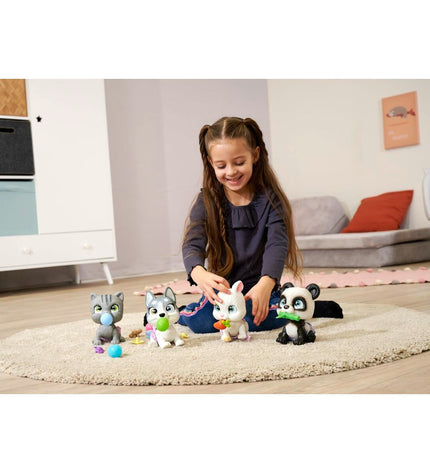 Simba Pamper Petz action figure toy featuring colorful animal characters with detailed features and playful poses.