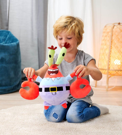 Soft Spongebob plush toy, 35 cm, featuring bright colors and detailed facial expression, perfect for children’s play and cuddling.