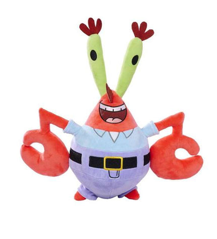 Soft Spongebob plush toy, 35 cm, featuring bright yellow SpongeBob character with detailed facial features and clothing.