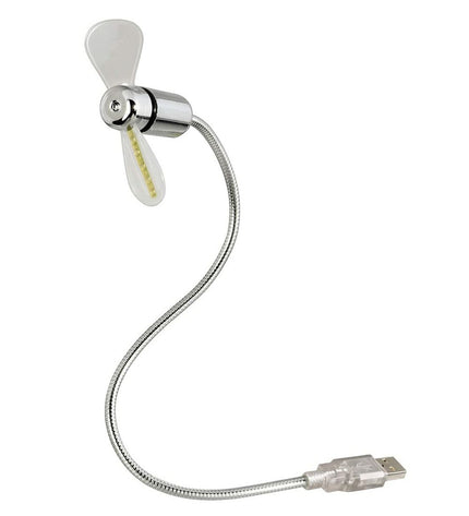 Hama Tafelventilator in zilverkleur, portable air conditioner for home and kitchen use, compact and lightweight design