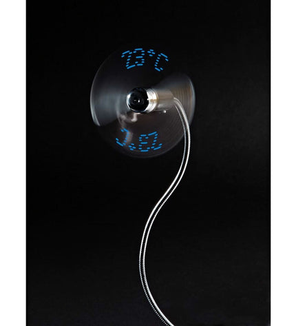 Hama Zilverkleurige tafelventilator for home use, portable fan with adjustable blades and compact design.
