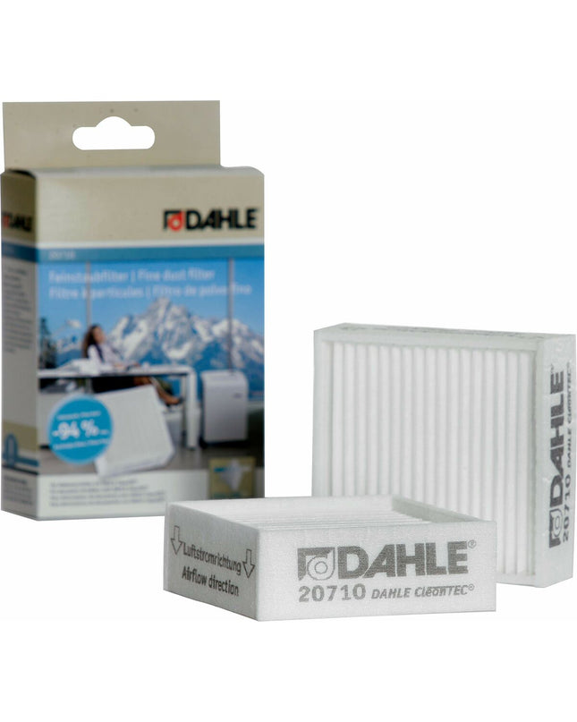 Dahle paper shredder refill filter for office paper shredders, showing the filter component in a close-up image.