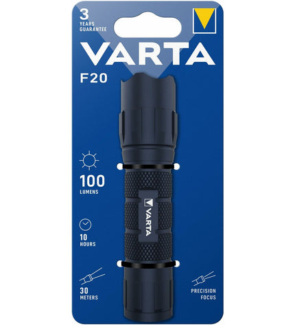 Varta tuinlamp outdoor decoratie met verstelbare kop en stalen frame voor tuinverlichting en sfeer.