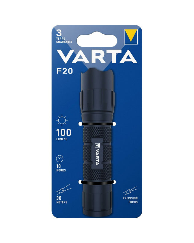 Varta tuinlamp outdoor decoratie met verstelbare kop en stalen frame voor tuinverlichting en sfeer.