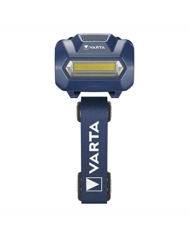 Varta outdoor garden decorative flashlight with black casing and adjustable stand, suitable for outdoor lighting and garden decor.
