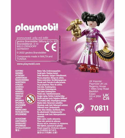 Playmobil Ledenpop Japanse Prinses set with 7 figures, including traditional costumes and accessories, for imaginative play.