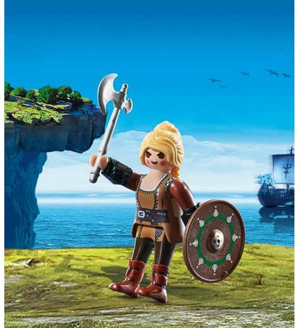 Playmobil Viking woman figure set with five figures, detailed Viking-themed toys from the Playmo-Friends collection.