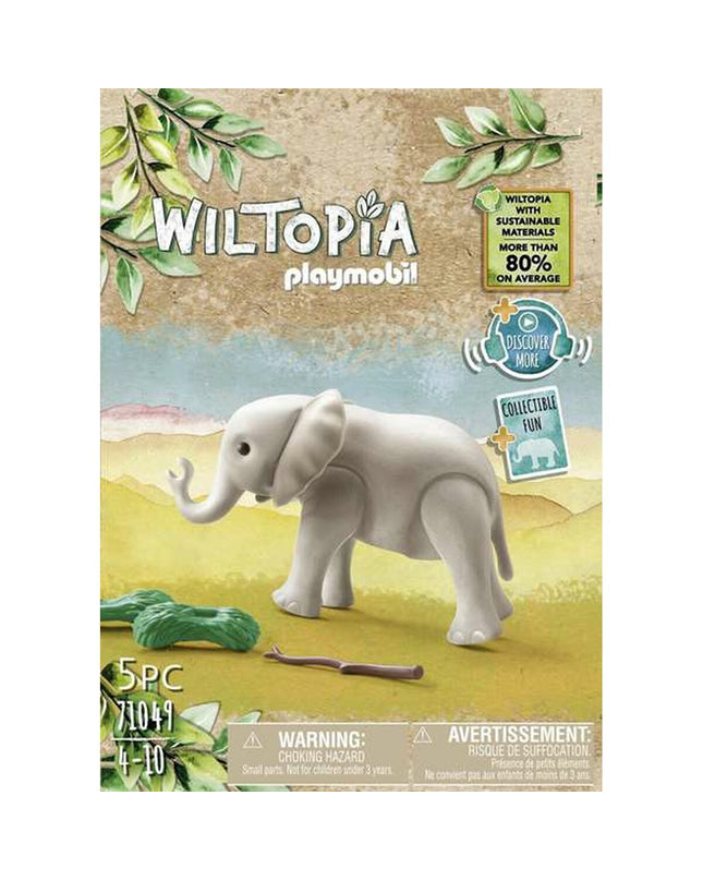 Playmobil Wiltopia playset with animal figures and accessories, featuring colorful toys for imaginative play.