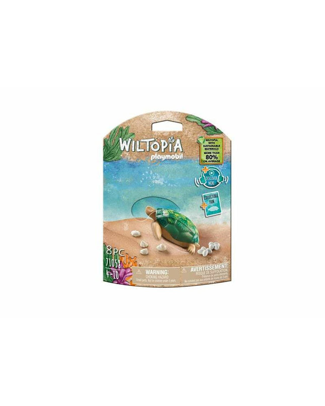 Playmobil Wiltopia playset featuring animal figures, trees, and accessories for imaginative outdoor adventures.