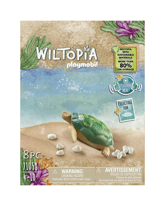 Playmobil Wiltopia playset with colorful animal figures and jungle accessories, perfect for imaginative play and storytelling.
