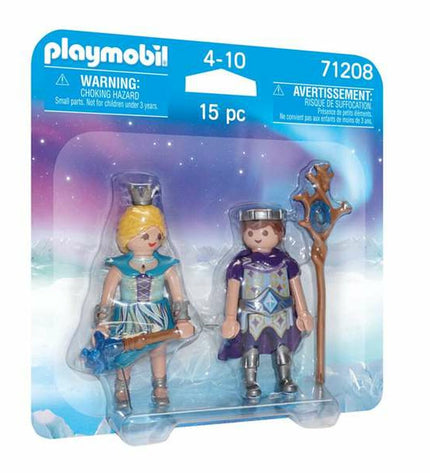 Playmobil Gelede Figuren Prins Prinses playset with 15 pieces, including doll and accessories, for imaginative toy play.