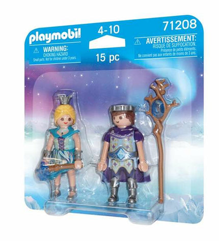 Playmobil Gelede Figuren Prins Prinses set with 15 pieces, including dolls and accessories for imaginative play.