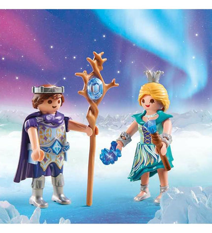 Playmobil Gelede Figuren Prins Prinses set with 15 pieces, featuring colorful doll and action figure toys from the Speelgoed en games category.
