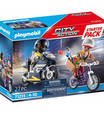 Playmobil vehicle playset with 27 colorful toy parts, including cars and accessories, for imaginative play and fun.