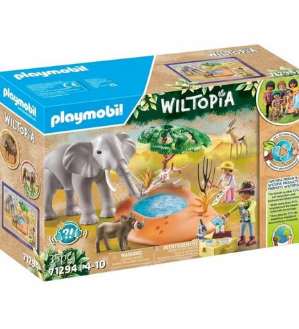 Playmobil Wiltopia action figure toy set with various articulated figures and accessories for imaginative play.