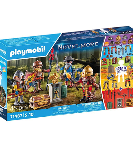 Playmobil Novelmore playset with 45 pieces, including action figures and accessories, for imaginative toy play.
