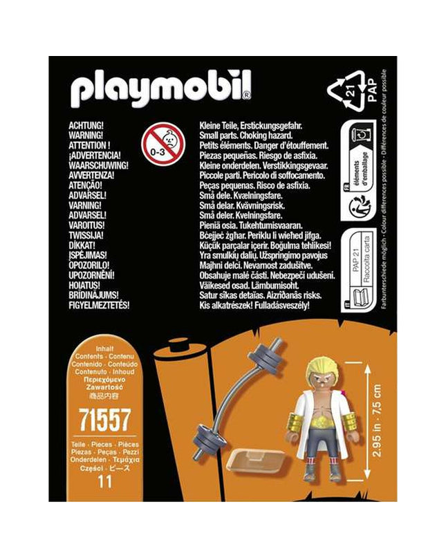 Playmobil Fourth Raikage Ay action figure from playset, detailed ninja character with costume and accessories.